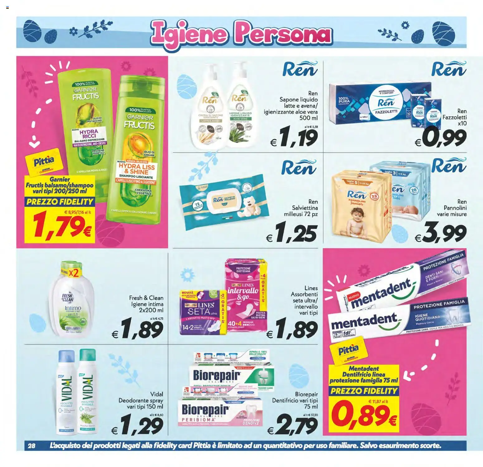 Volantino SuperConveniente del 27.03.2026 | Pagina: 28 | Prodotti: Balsamo, Deodorante, Intimo, Aloe vera