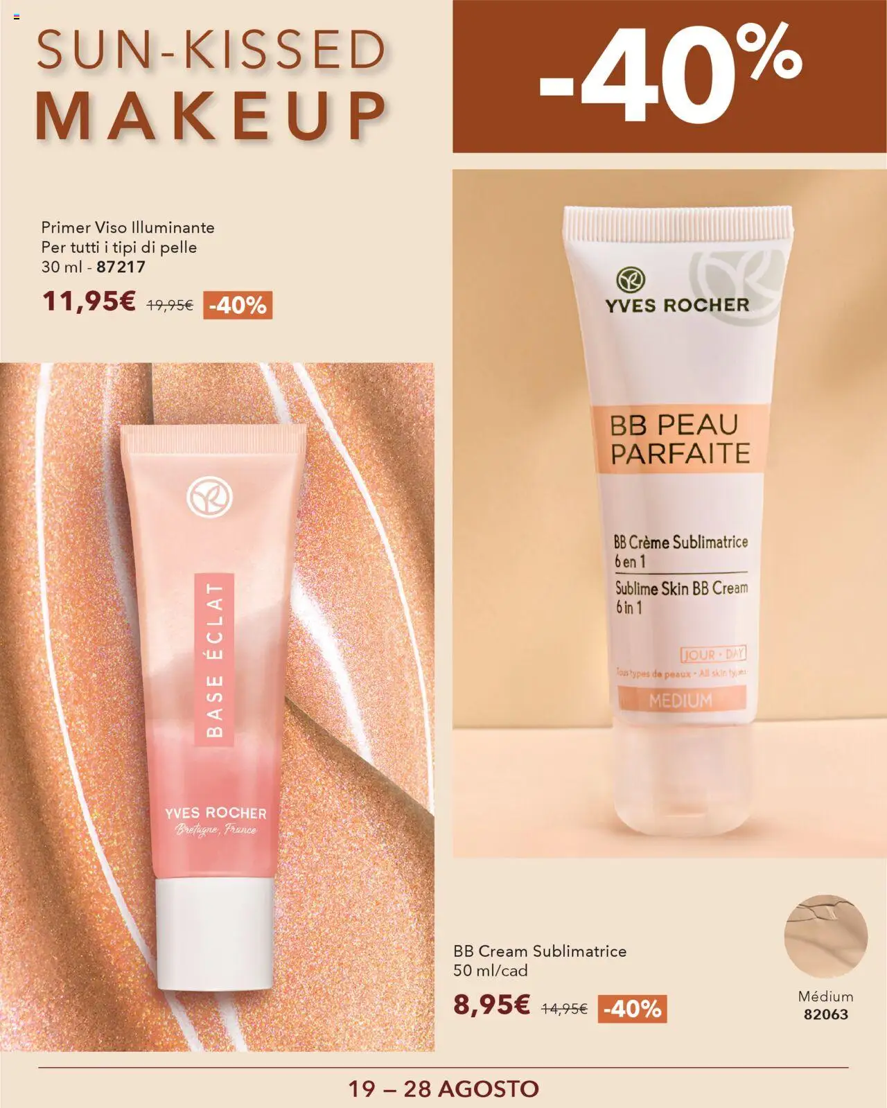 Volantino Yves Rocher del 19.08.2025 | Pagina: 4 | Prodotti: Illuminante, BB cream
