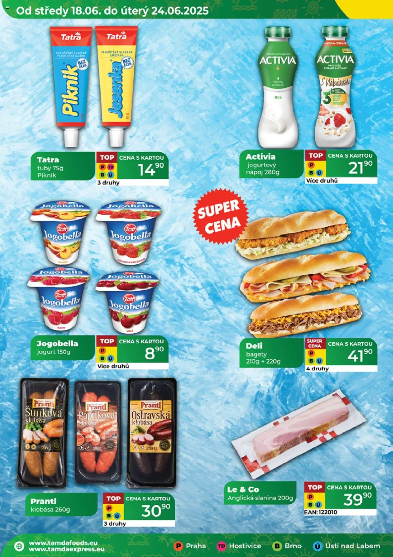 Tamda Foods leták od 18.06.2025 | Strana: 54 | Produkty: Jogurt, Smetana, Klobása, Anglická slanina