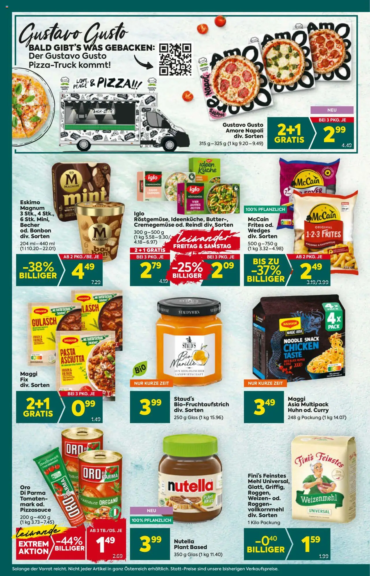 Billa Plus Flugblatt - Oberösterreich gültig ab 18.09.2025 | Seite: 12 | Produkte: Pasta, Butter, Pizza, Tomaten