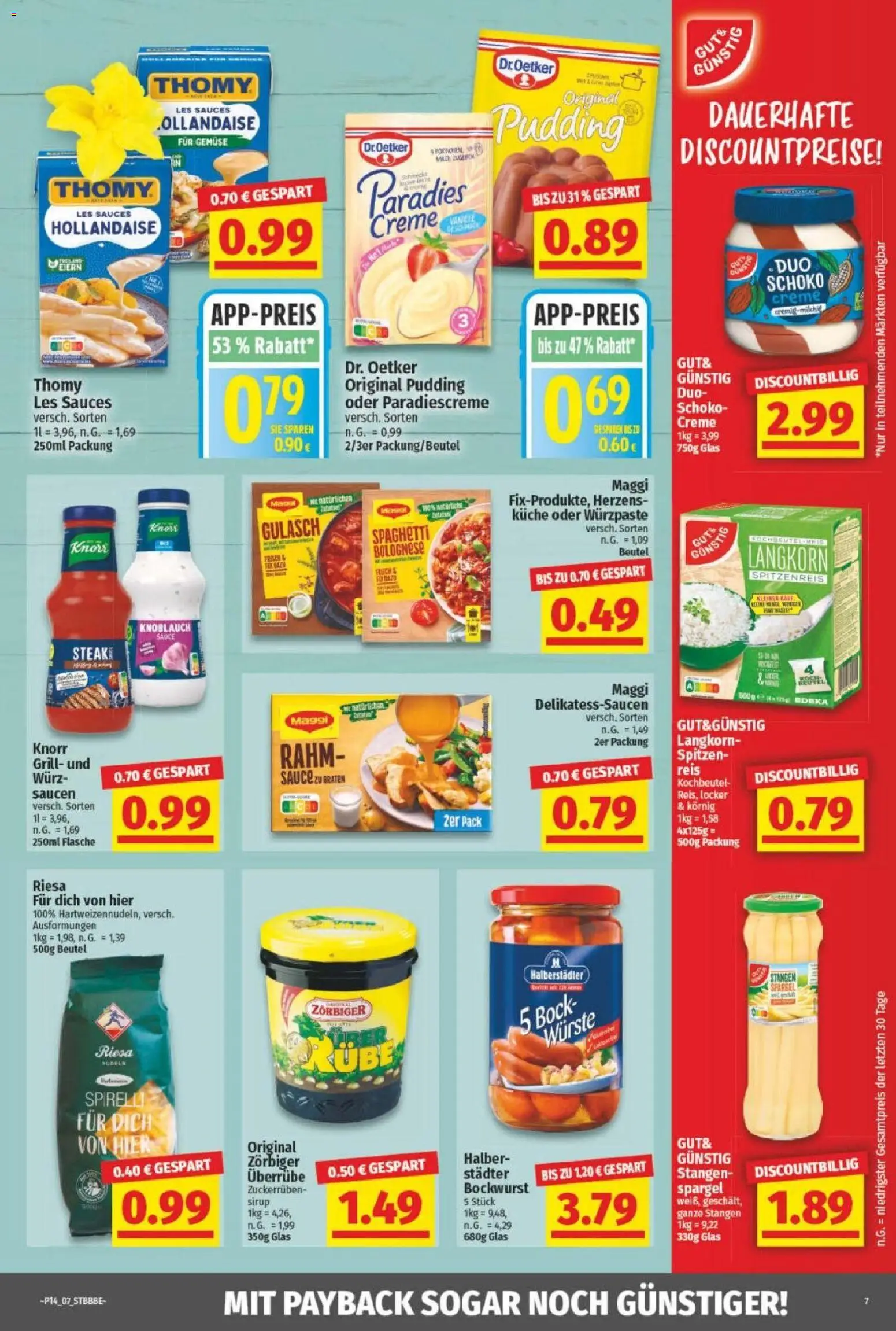 NP Discount Prospekt – gültig ab 30.03.2026 | Seite: 7 | Produkte: Creme, Gemüse, Knoblauch, Steak