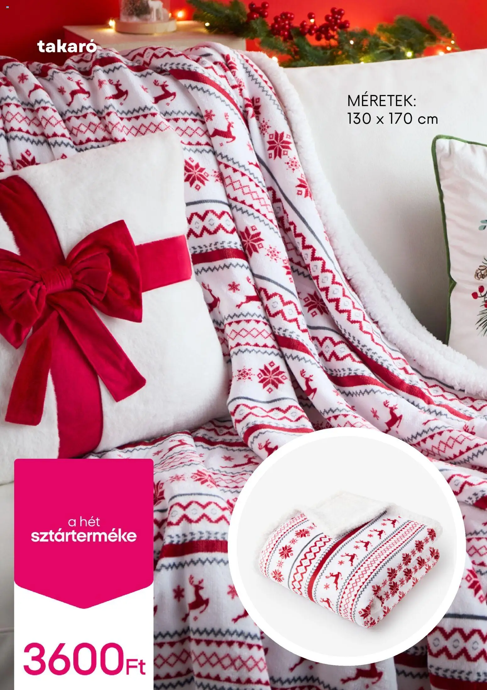 Pepco akciós ujság - amely érvényes a következő dátumtól: 06.11.2025 | Oldal: 3 | Termékek: Takaró