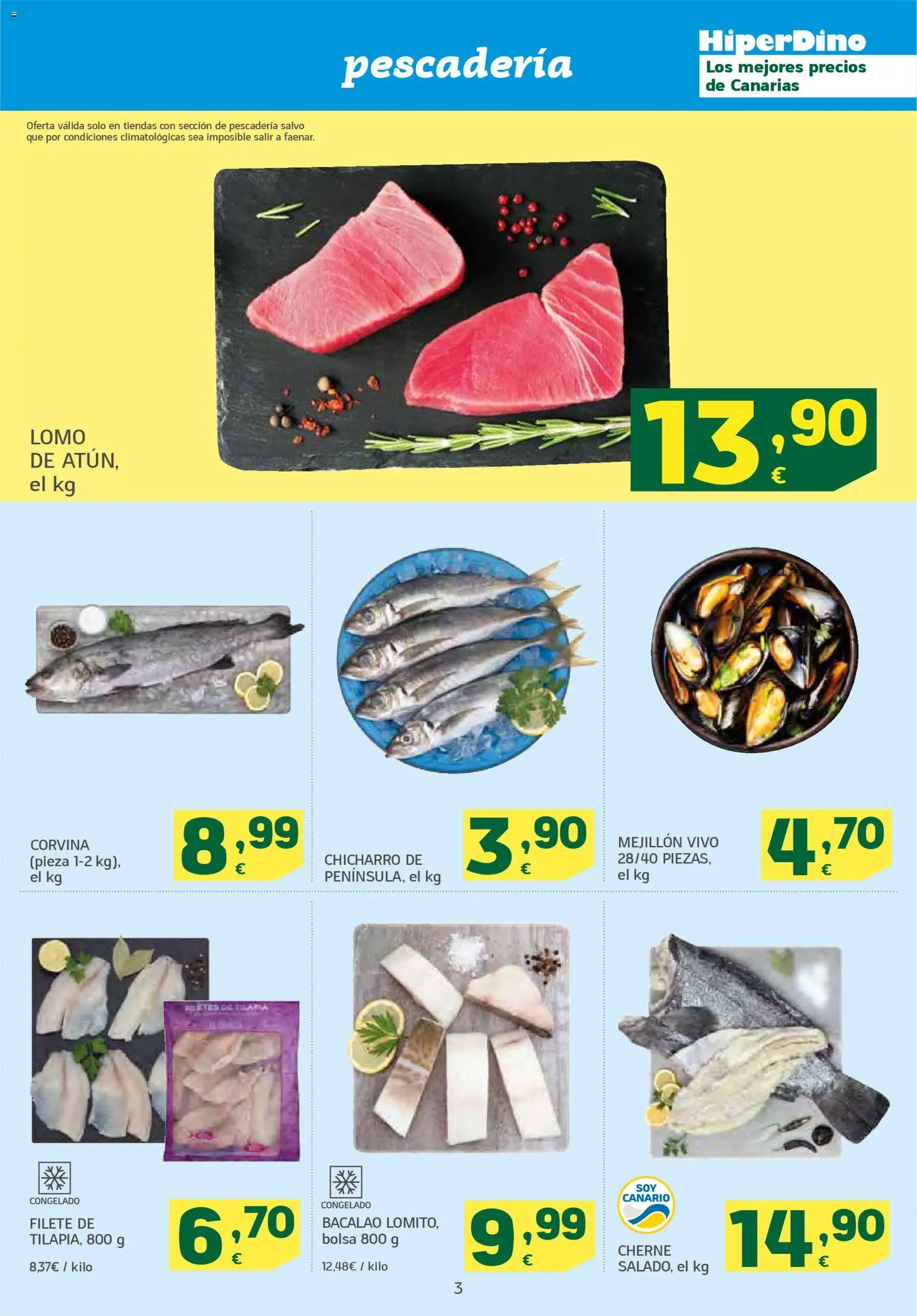 HiperDino folleto │ válido desde el 23.01.2026 | Página: 3 | Productos: Bolsa, Filete