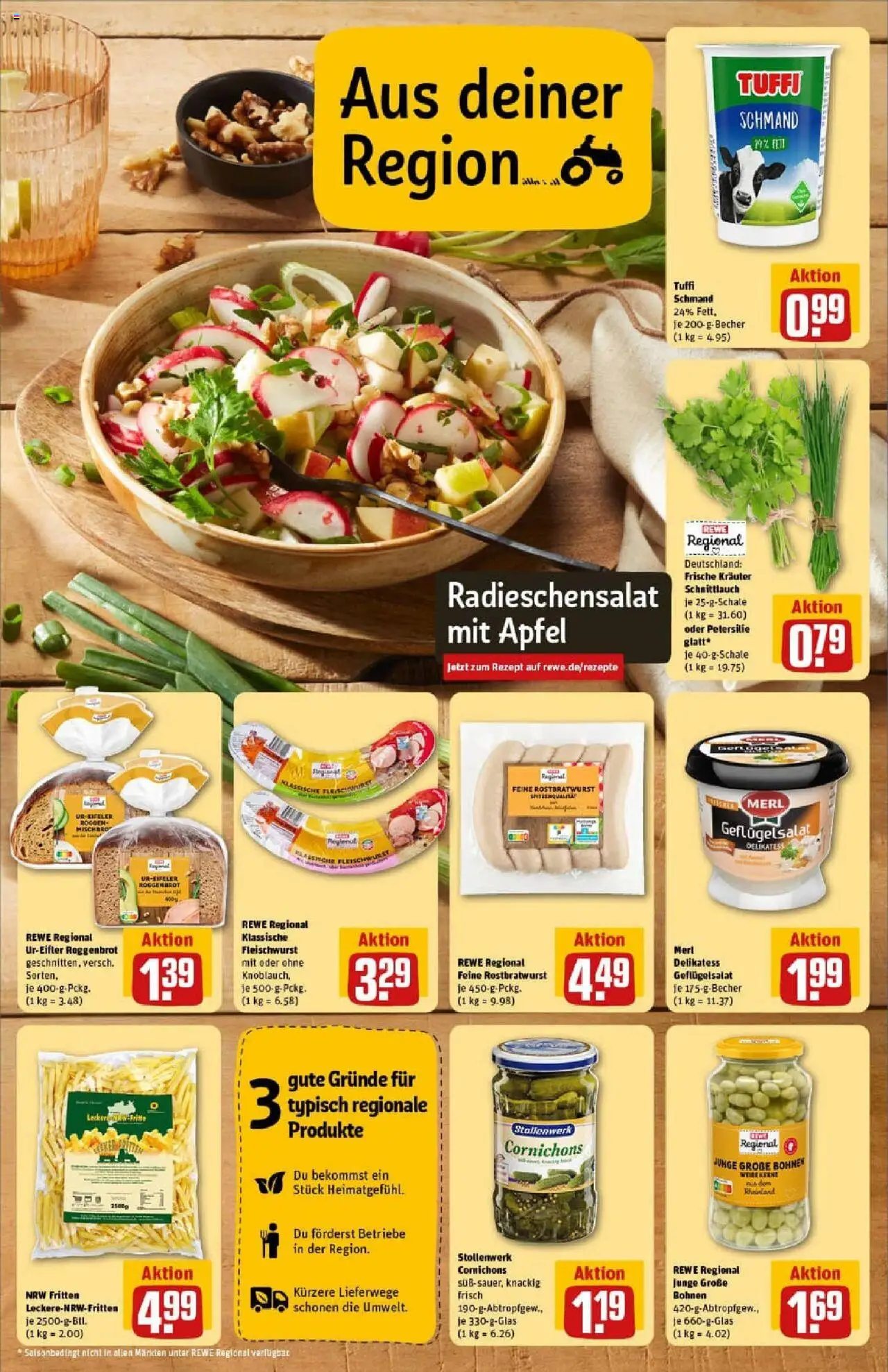 Rewe prospekt Erkelenz	 - gültig ab dem 13.07.2025 | Seite: 5 | Produkte: Äpfel, Petersilie