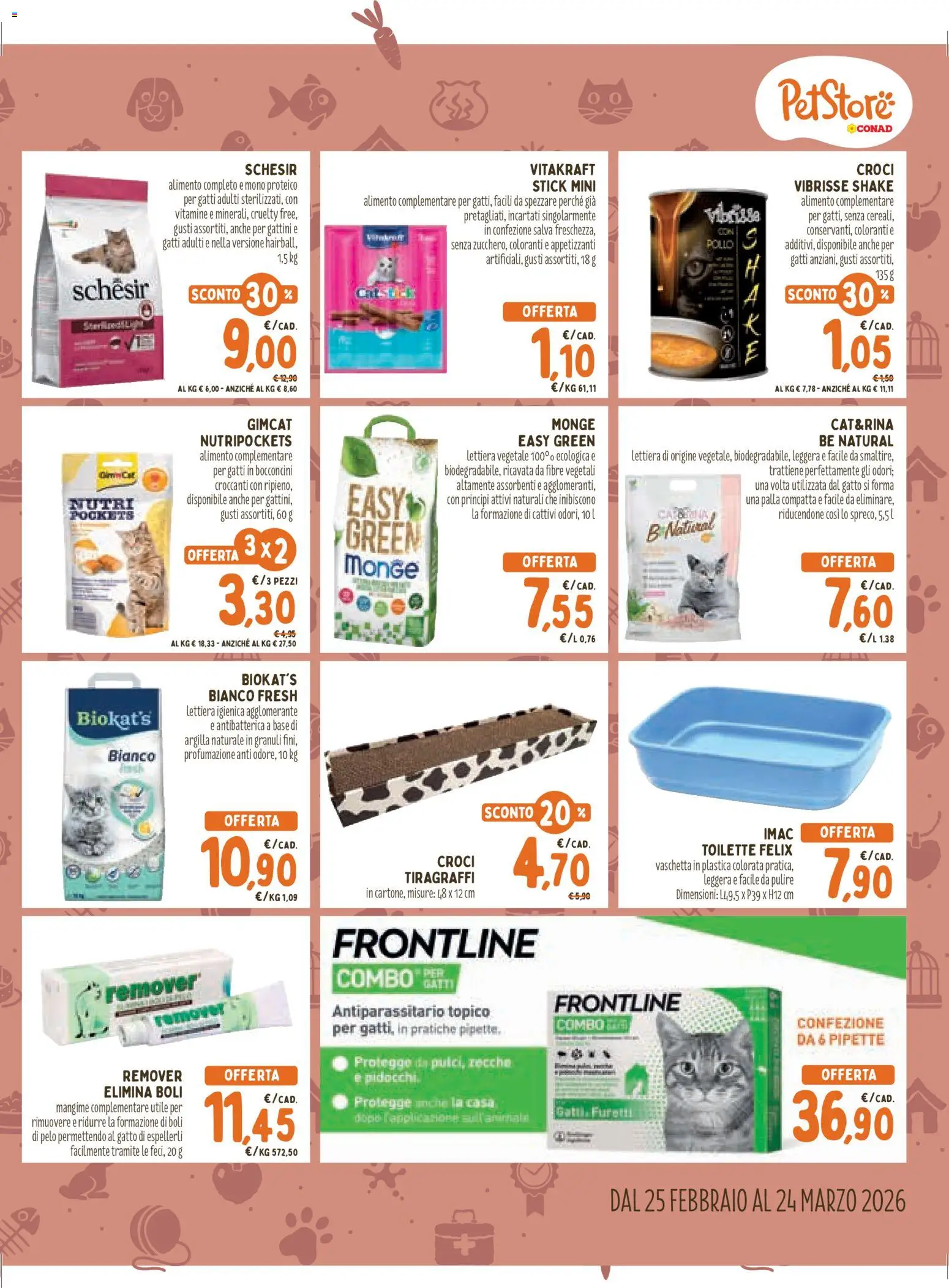 Volantino Conad del 25.02.2026 | Pagina: 5 | Prodotti: Pollo, Tiragraffi