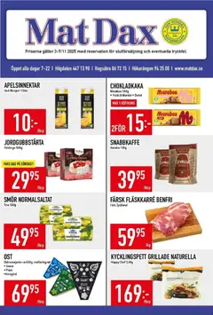 Matdax - erbjudanden - Förhandsvisning av reklamblad från butik Matdax aktuell från 03.11.2025
