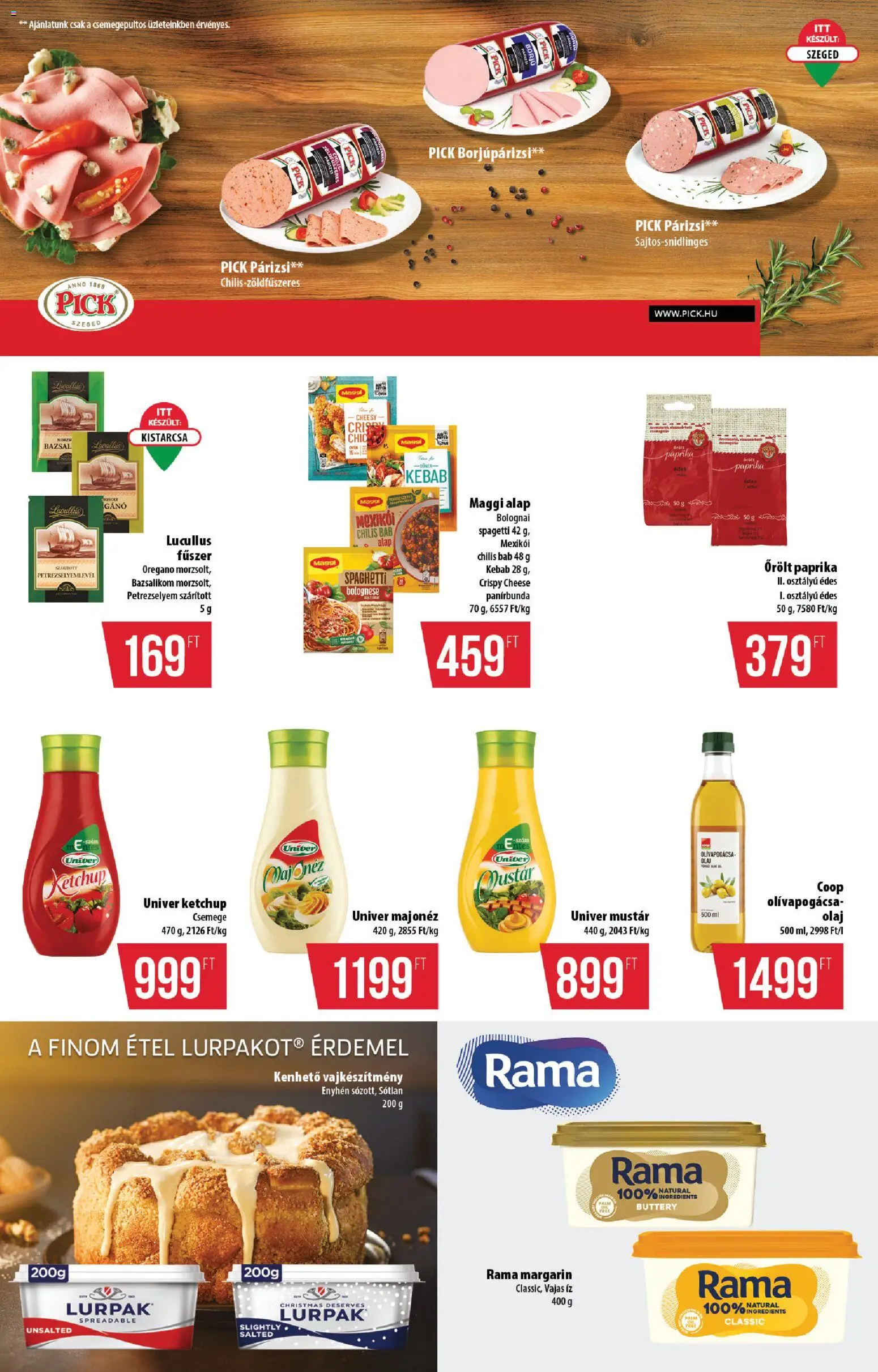 COOP akciós ujság - amely érvényes a következő dátumtól: 29.01.2026 | Oldal: 7 | Termékek: Petrezselyem, Maggi, Ketchup, Fűszer