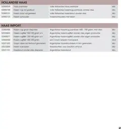 Hanos - Wildbrochure 2025/2026 - Voorbeeld van een folder van Hanos, geldig van 05.10.2025 | Pagina: 21