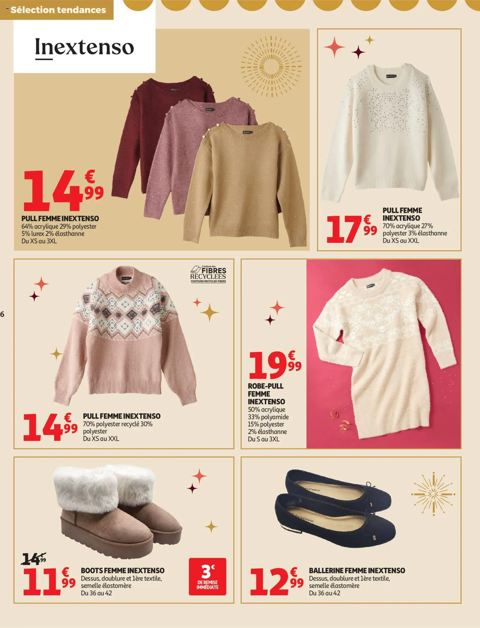 {H1} | Page: 6 | Produits: Ballerine, Pull
