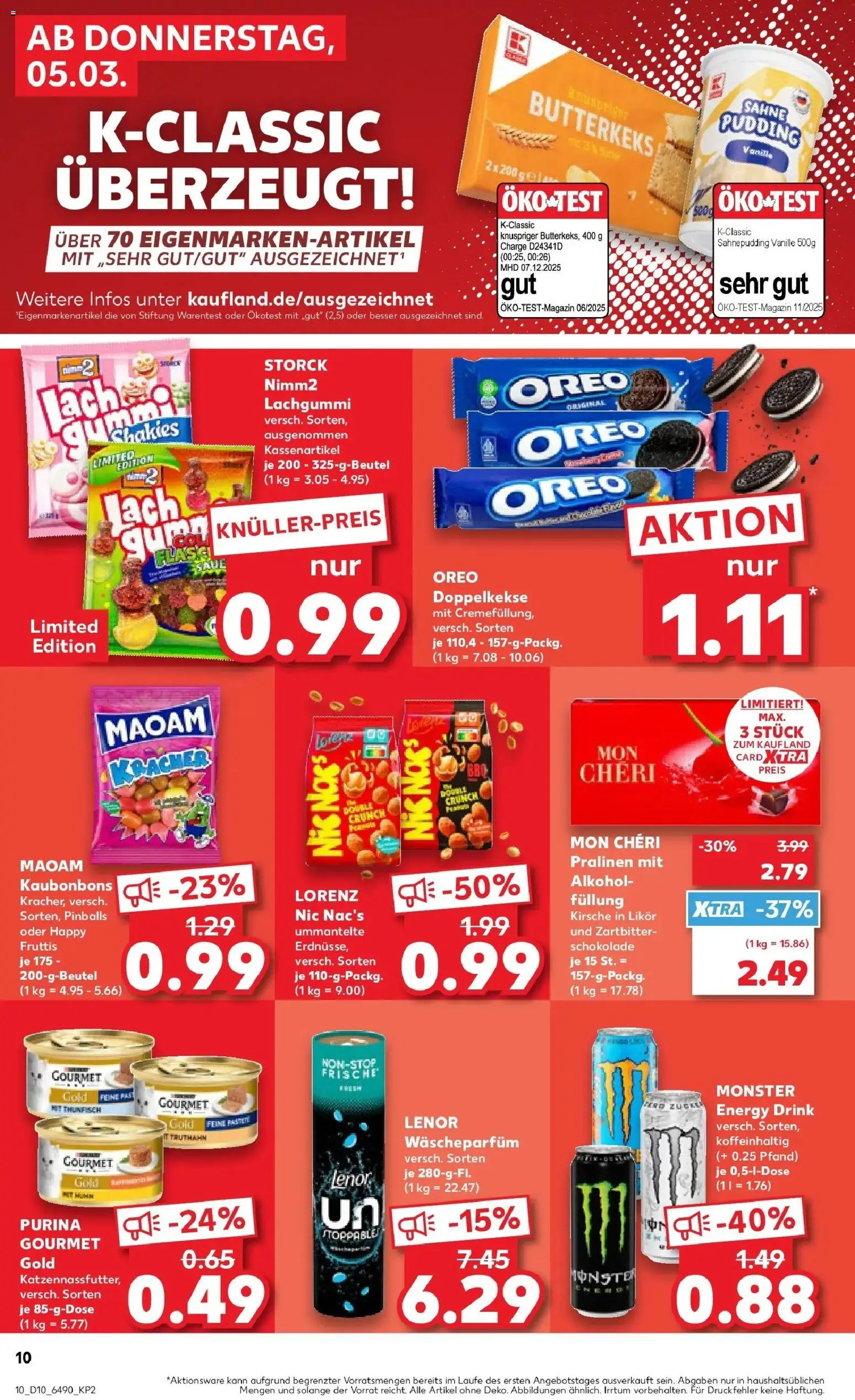 Kaufland Prospekt Berlin	 – gültig ab 02.03.2026 | Seite: 22 | Produkte: Energy, Likör, Monster, Sahne