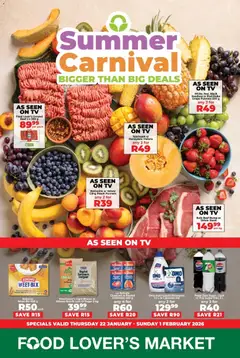 Food Lover's Market specials catalogue – valid from 22.01.2026