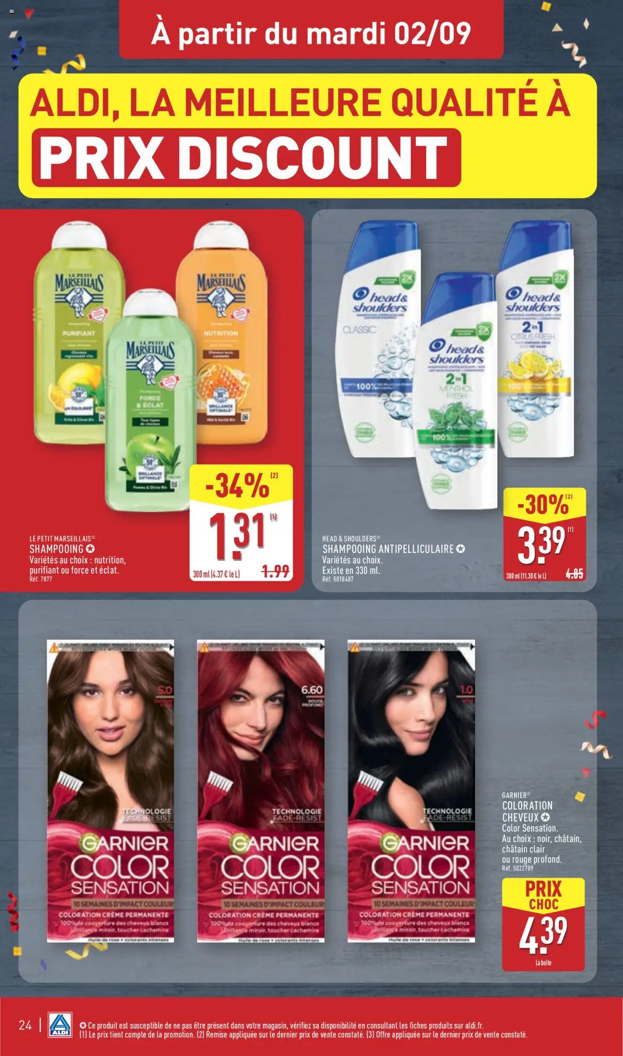  | Page: 27 | Produits: Coloration, Shampooing, Couverture, Crème