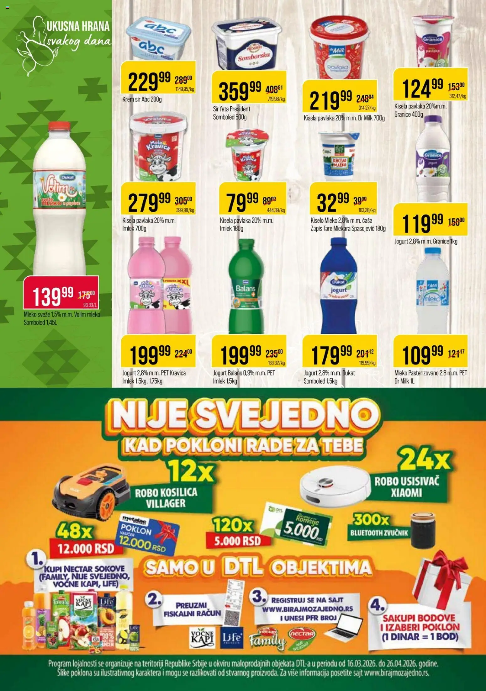 Metalac Proleter katalog - važi od 25.03.2026 | Strana: 4 | Proizvode: Usisivač, Kisela pavlaka, Kiselo mleko, Kosilica