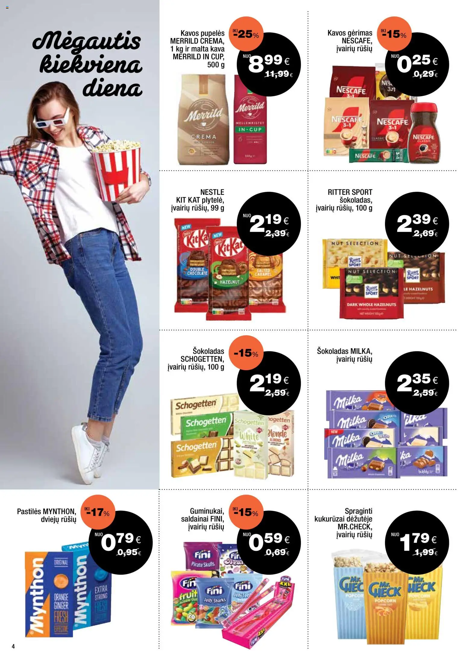 Express market akcijos nuo 16.11.2025 | Puslapis: 4 | Prekių: Kukurūzai, Pupelės, Kava, Šokoladas