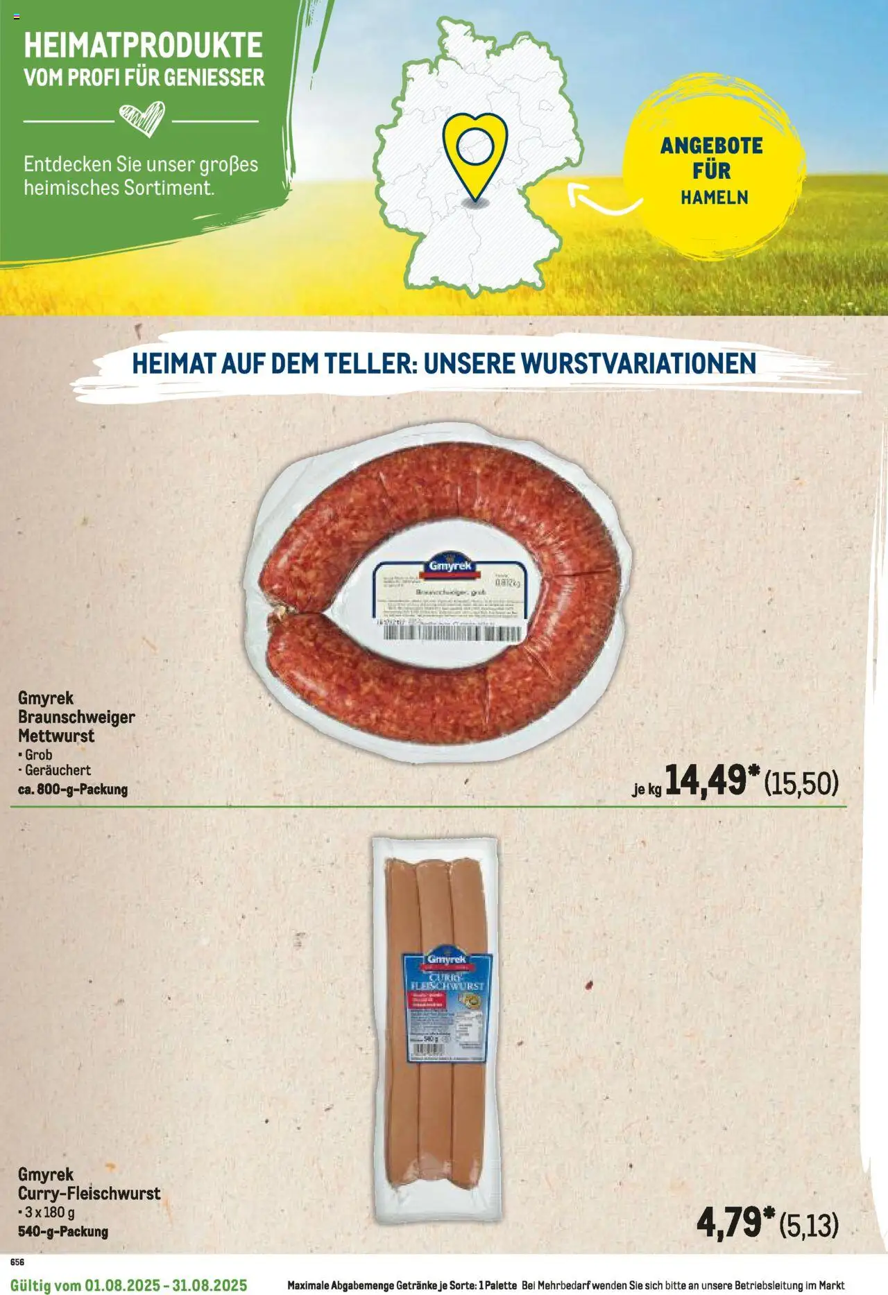 Metro Regionaler Flyer - gültig ab dem 01.08.2025 | Seite: 18