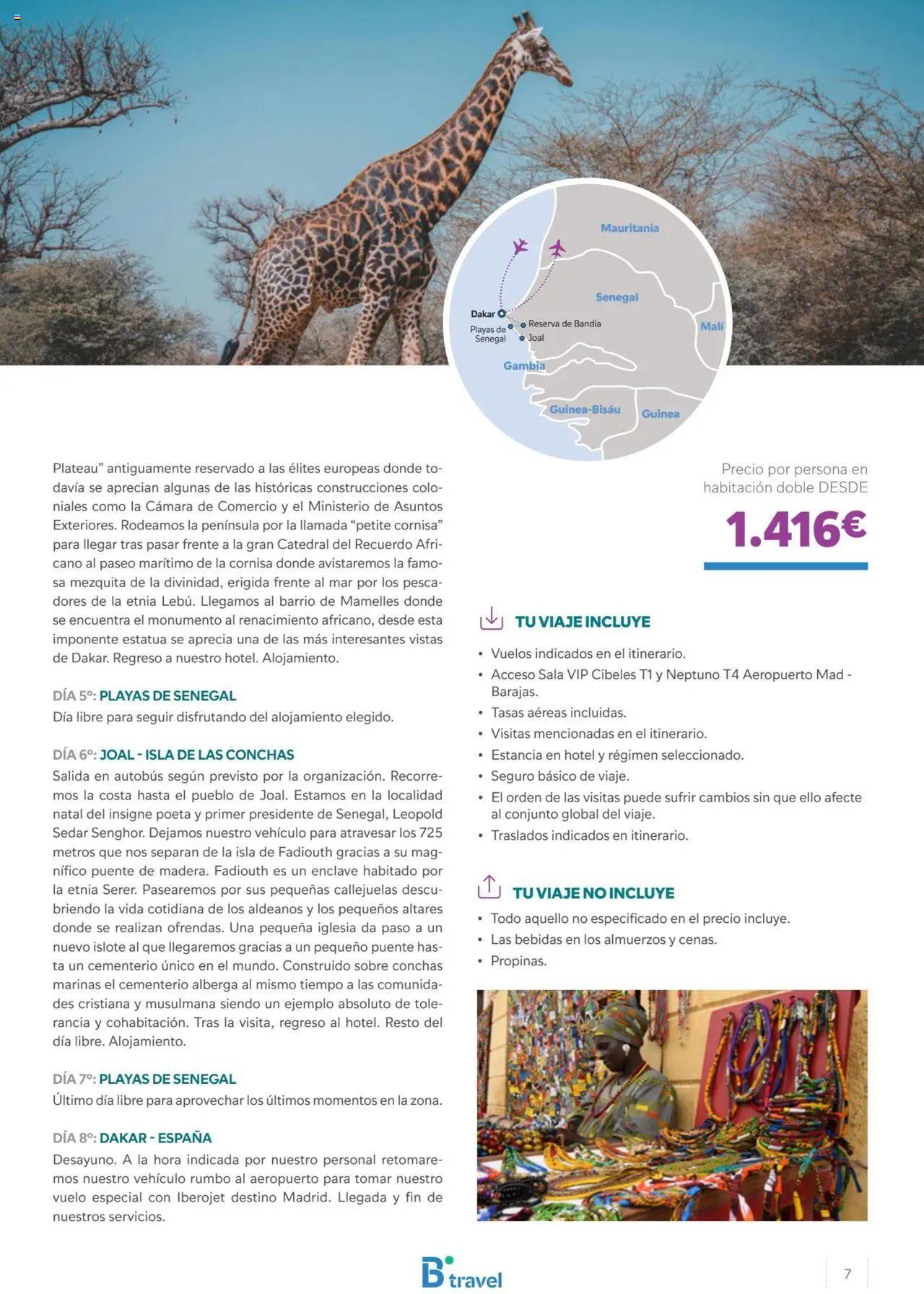 B the travel brand Senegal  │ válido desde el 26.04.2024 | Página: 7 | Productos: Cámara