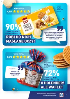Aldi Gazetka - Wielki test od 04.11.2024 | Strona: 17 | Produkty: Słodycze, Wafle, Ciasteczka