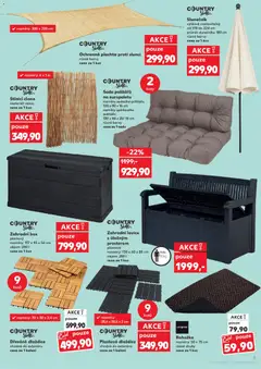 Náhled letáku Zahradní lavice s úložným prostorem, plastová, rozměry: 130 x 60 x 85 cm, objem: 280 l, cena za 1 kus od 08.04.2026 | Strana: 5 | Produkty: Box, Lavice, Barvy, Slunečník