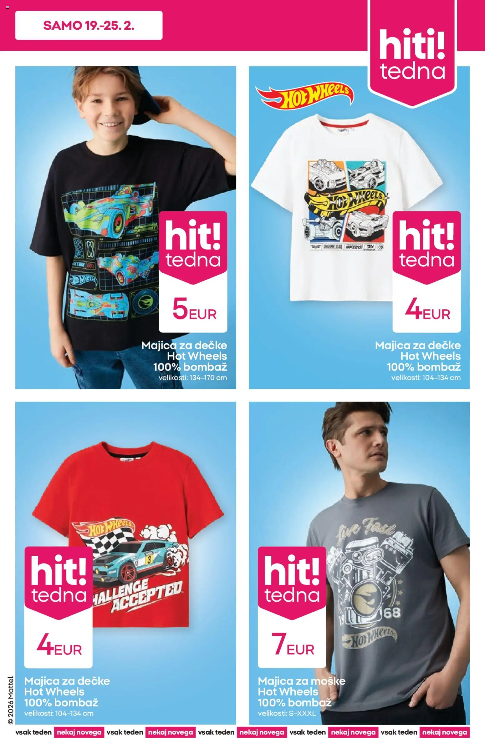 Novi Pepco katalog ponudbe – veljaven od 19.02.2026 | Stran: 3 | Izdelki: Majica
