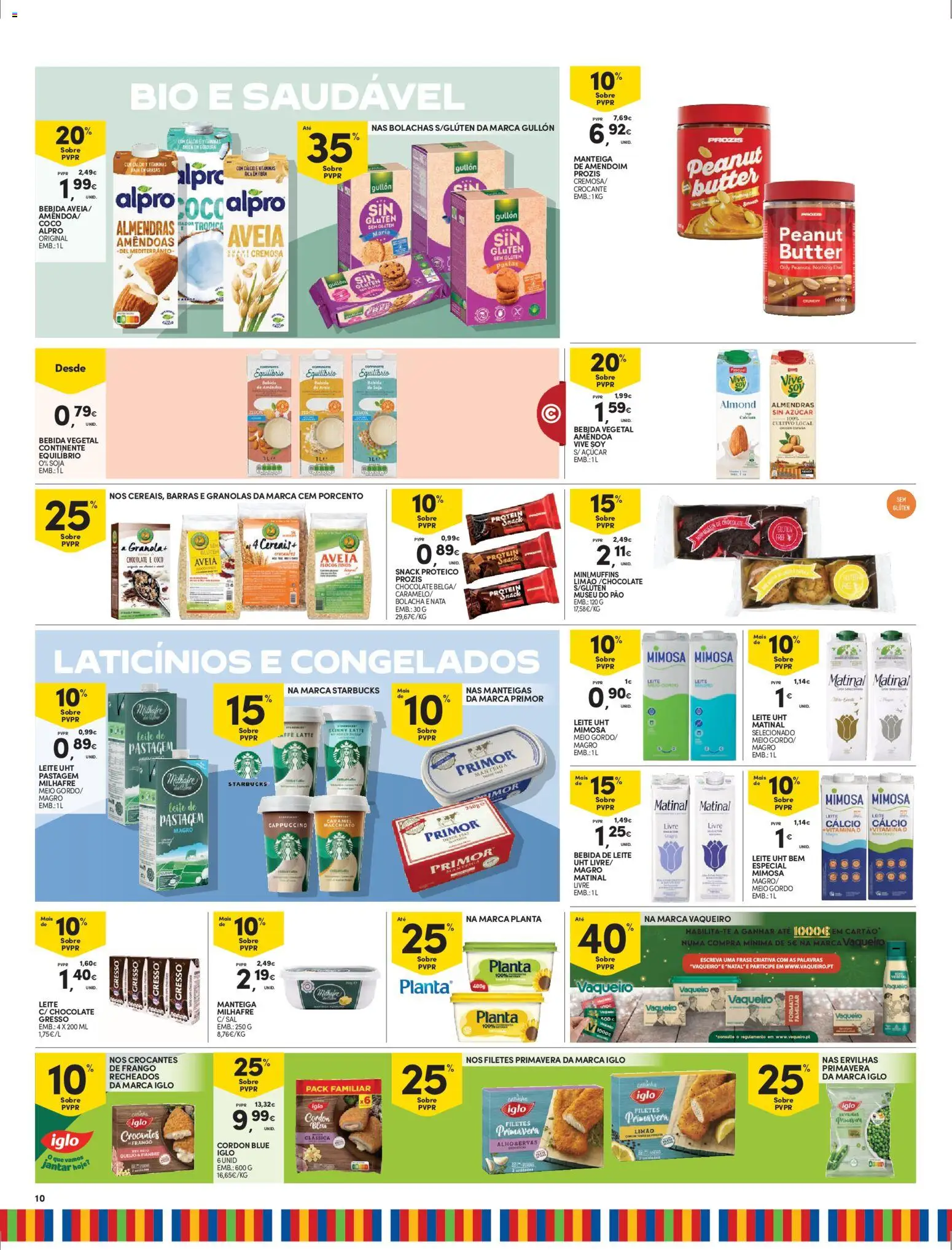 Continente - Madeira │ válido de 25.11.2025 | Página: 10 | Produtos: Cálcio, Sal, Pão, Margarina