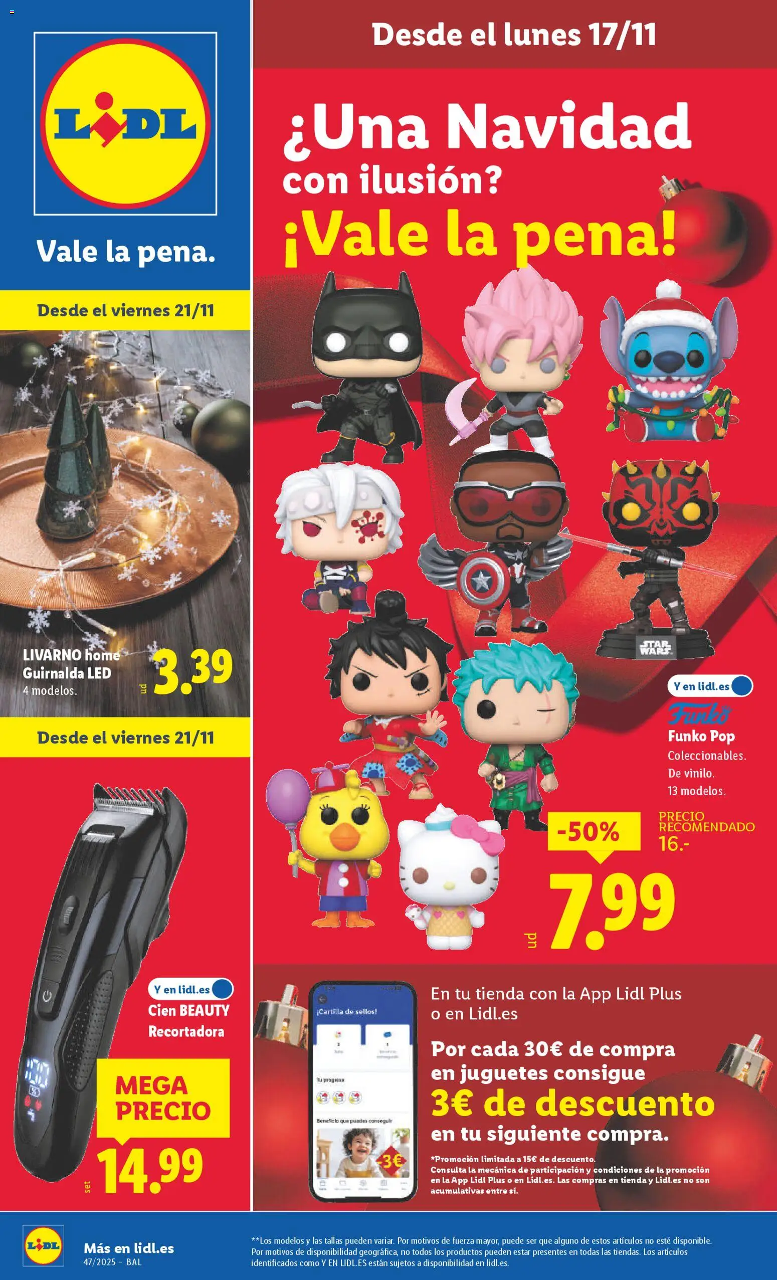 Lidl folleto de bazar │ válido desde el 17.11.2025 | Página: 1 | Productos: Juguetes