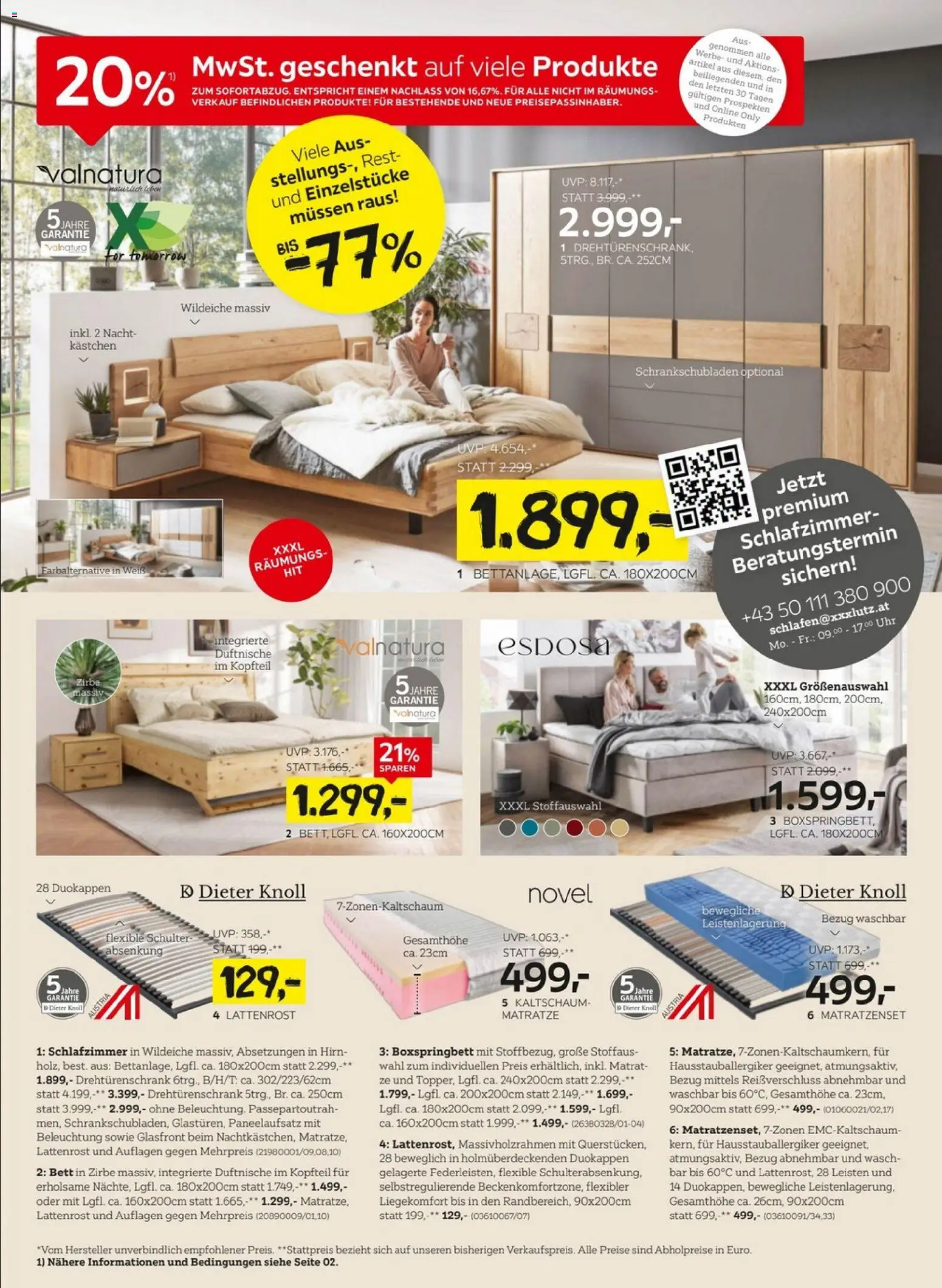 XXXLutz Winter Sonderverkauf gültig ab 29.12.2025 | Seite: 4 | Produkte: Uhr, Bett, Matratze, Lattenrost