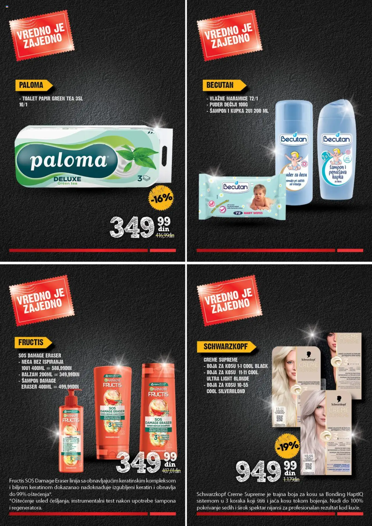Idea katalog - važi od 16.10.2025 | Strana: 31 | Proizvode: Garnier, Toalet papir, Puder, Balzam