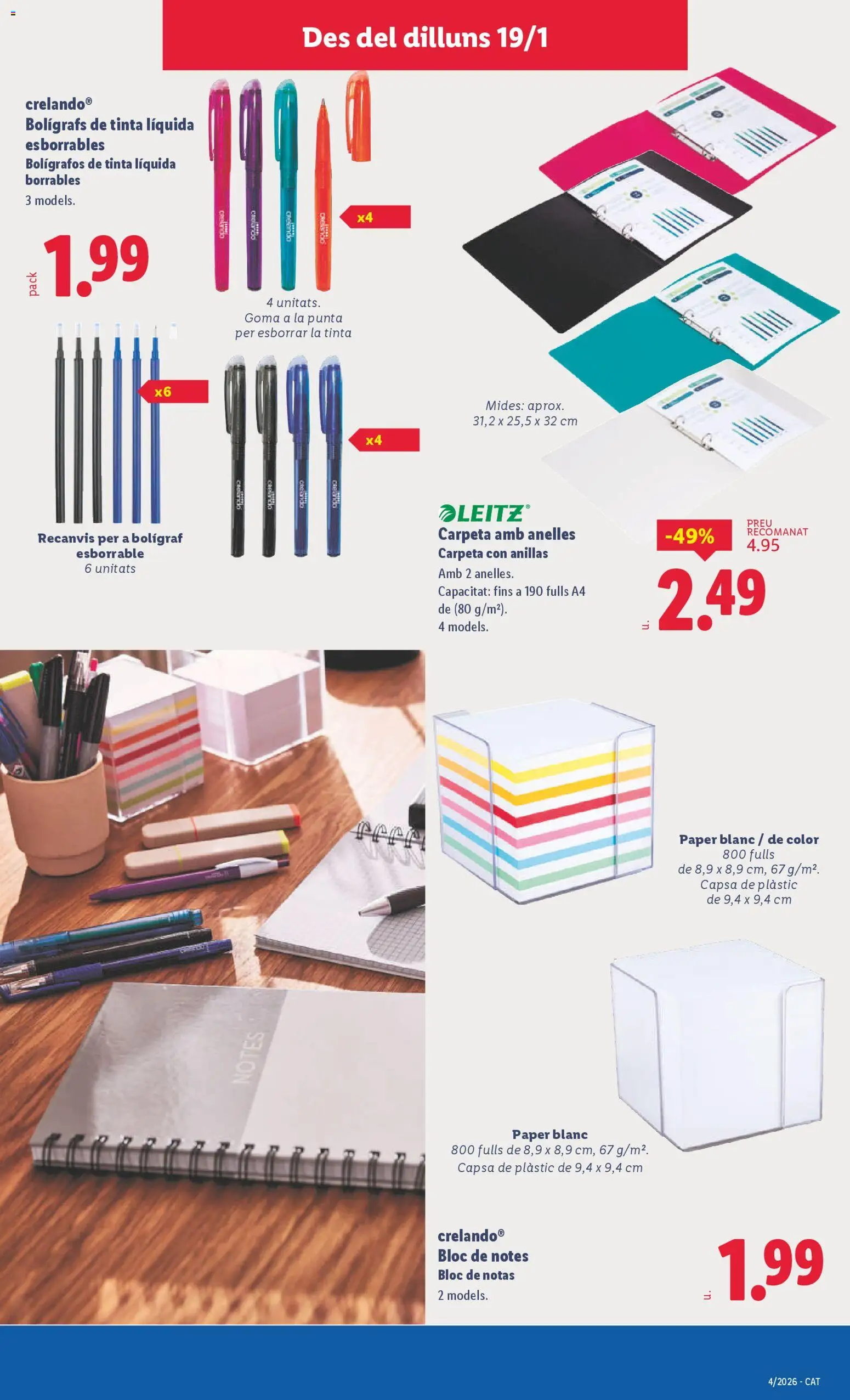 Lidl folleto de bazar │ válido desde el 19.01.2026 | Página: 19