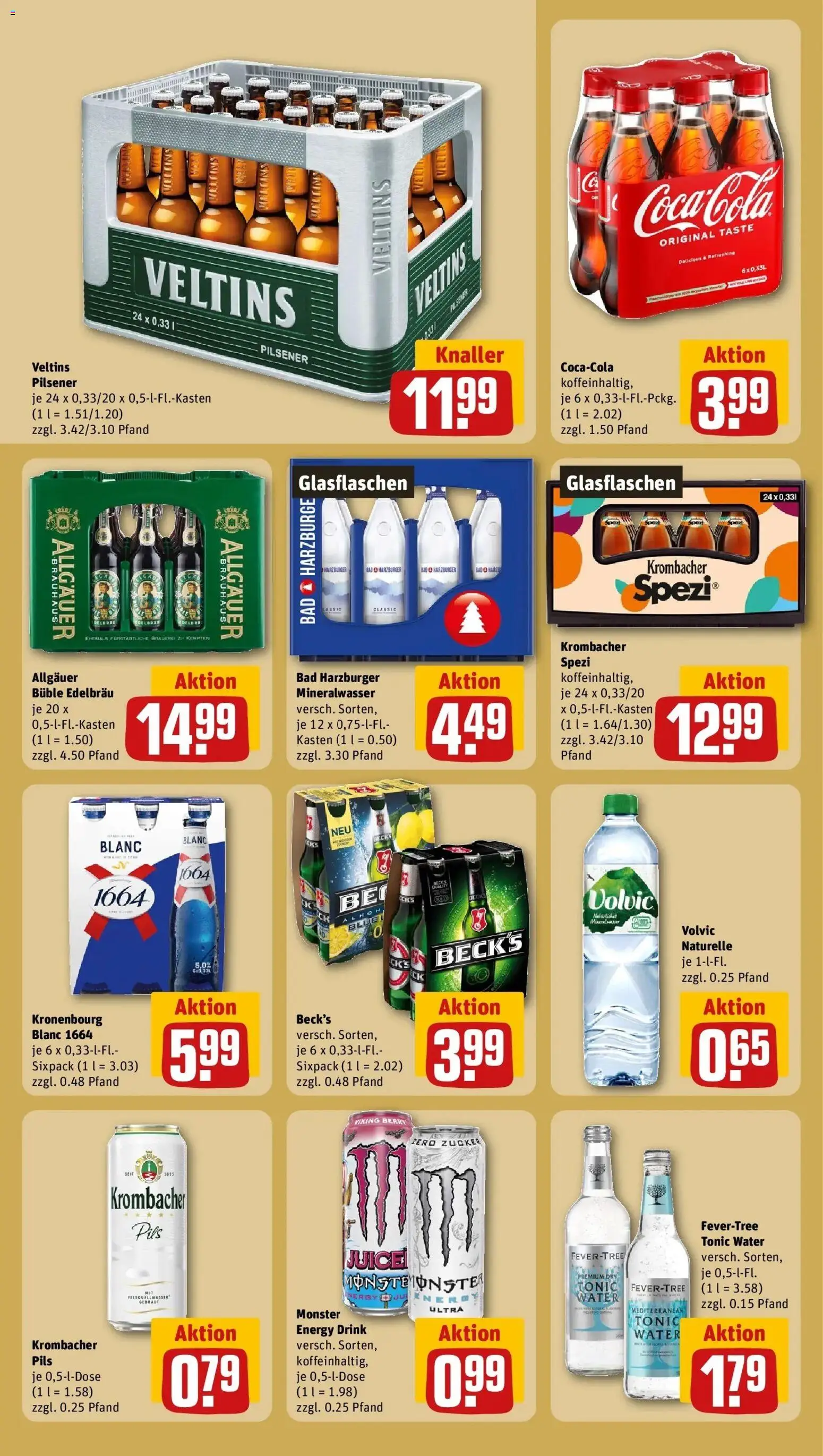 Rewe prospekt Hannover	 – gültig ab 16.02.2026 | Seite: 22 | Produkte: Cola, Pils, Monster, Veltins