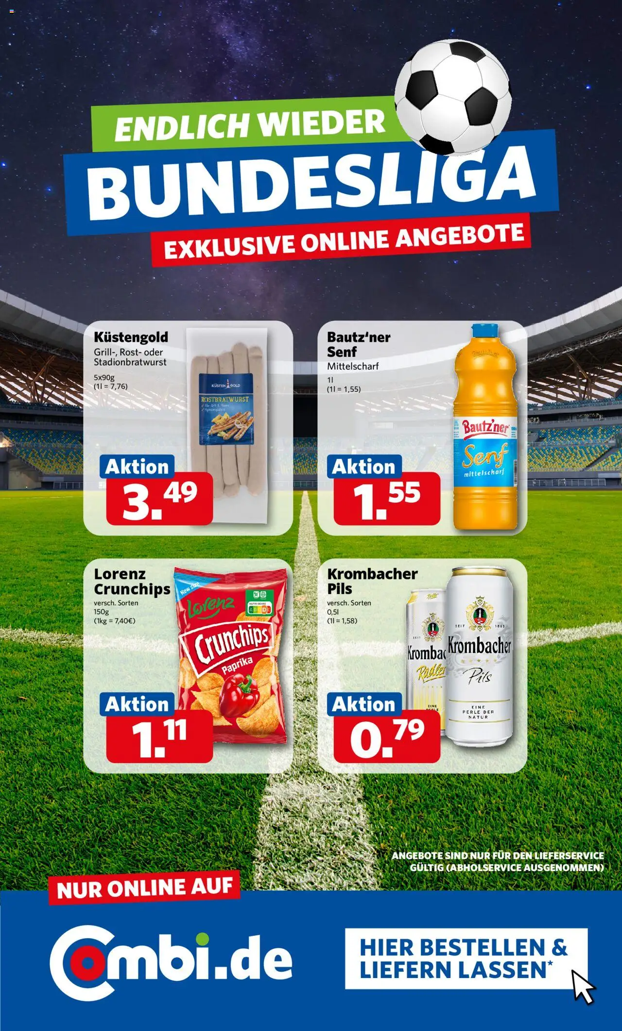 Combi Prospekt 	 - gültig ab dem 18.08.2025 | Seite: 19 | Produkte: Pils, Radler, Paprika, Krombacher