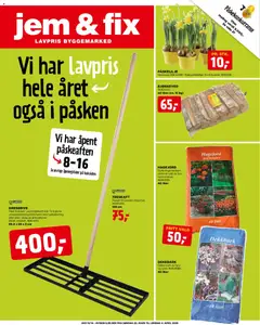 Forhåndsvisning av Jem & Fix kundeavis gyldig fra 22.03.2026