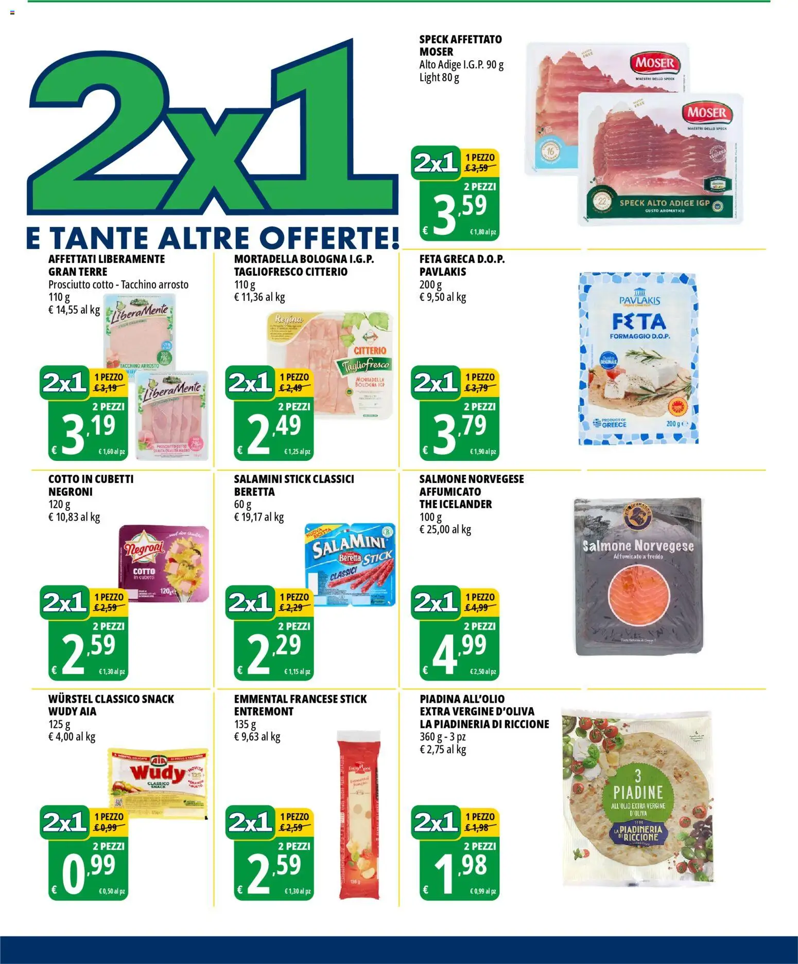 Volantino Tigros del 07.04.2026 | Pagina: 2 | Prodotti: Arrosto, Formaggio, Wurstel, Emmental