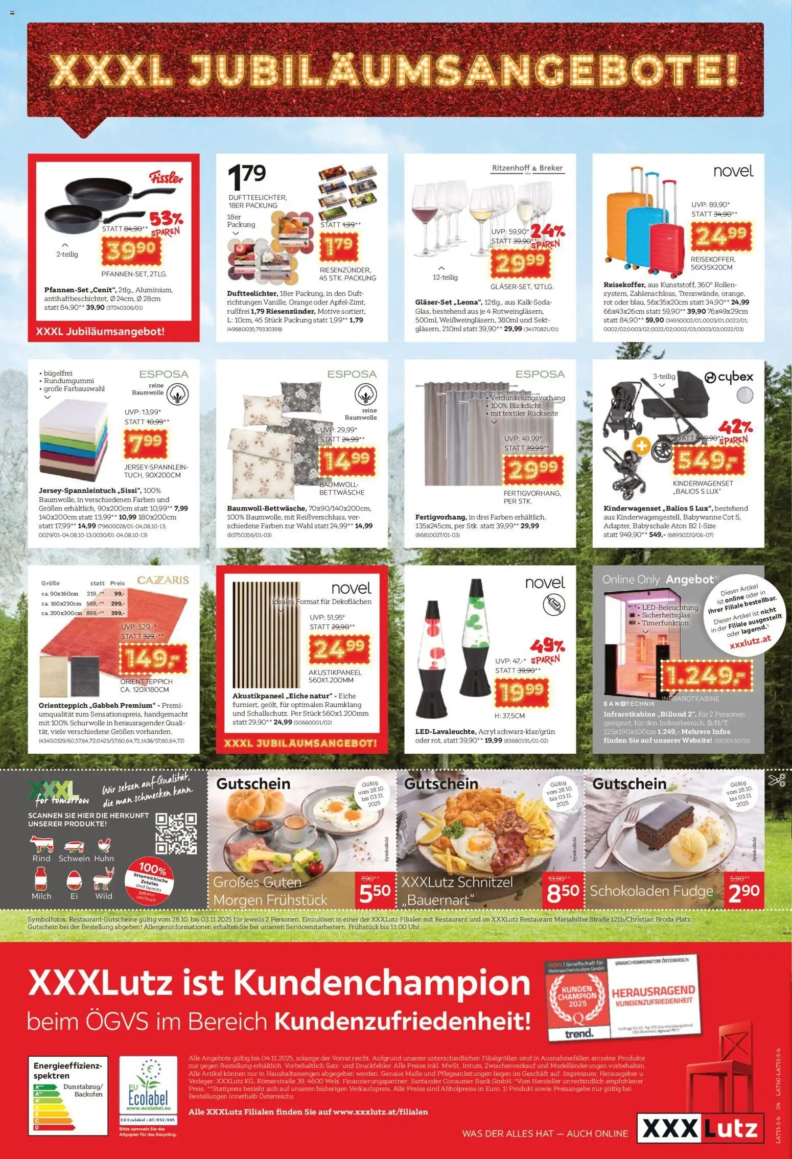 XXXLutz Jubiläums - Feiertage gültig ab 28.10.2025 | Seite: 4 | Produkte: Uhr, Teppich, Duft, Milch