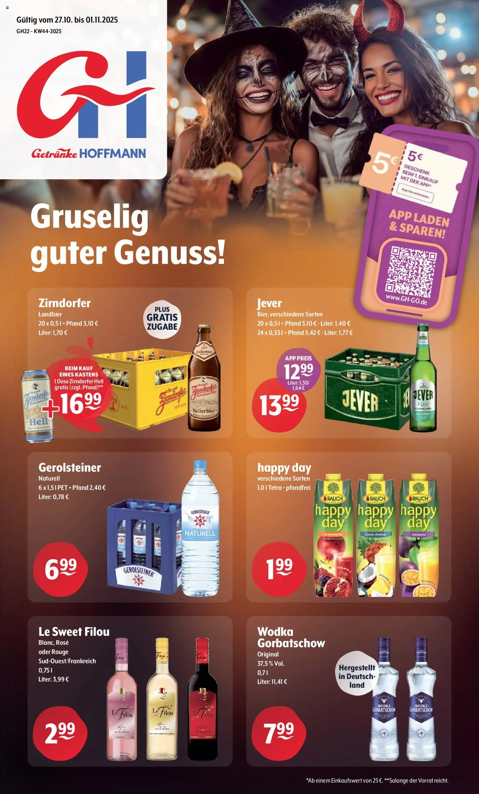 Getränke Hoffmann - Nordrhein - Westfalen – gültig ab 27.10.2025 | Seite: 1