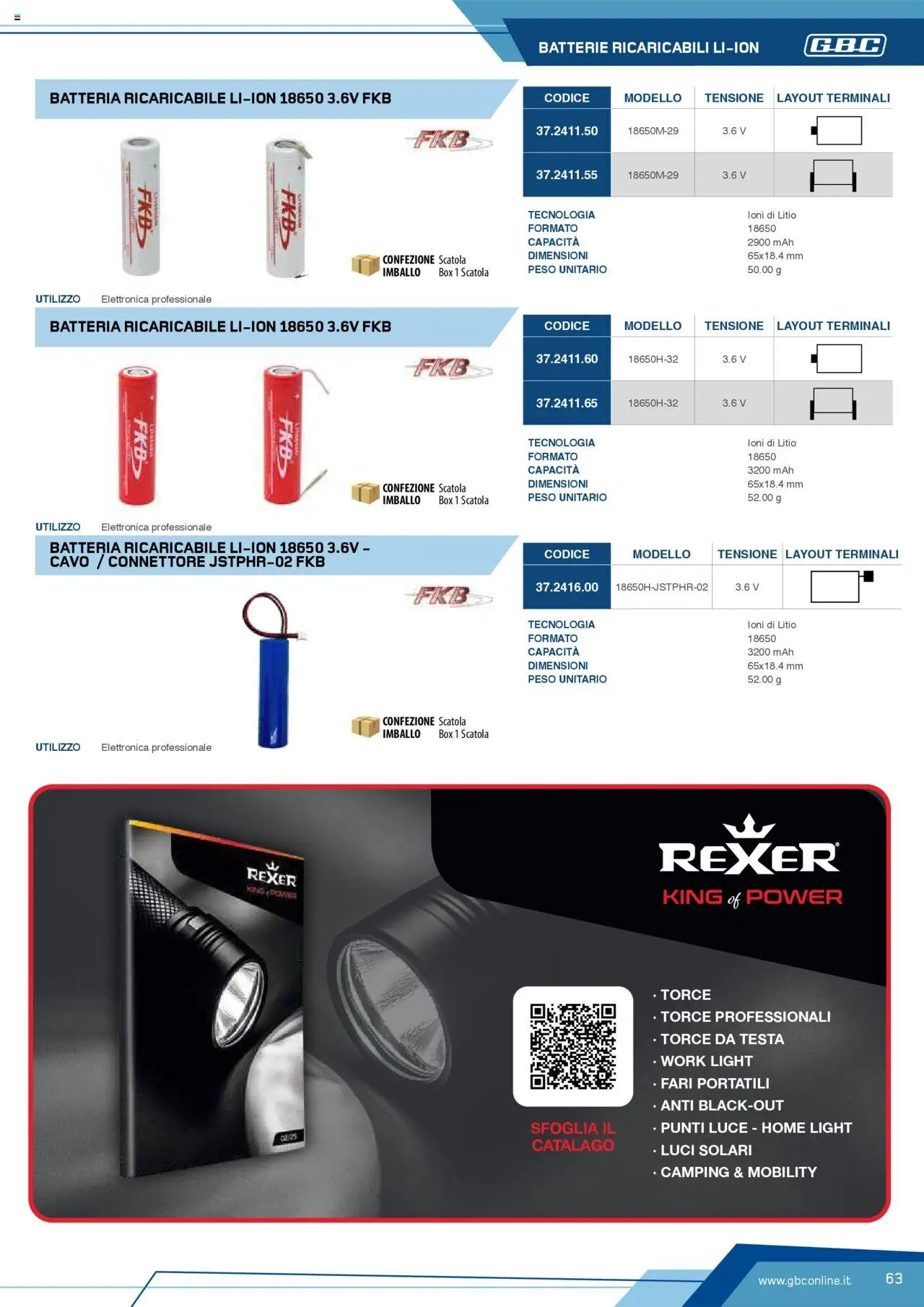 Volantino GBC del 12.04.2025 | Pagina: 63 | Prodotti: Connettore, Scatola, Batteria, Batterie