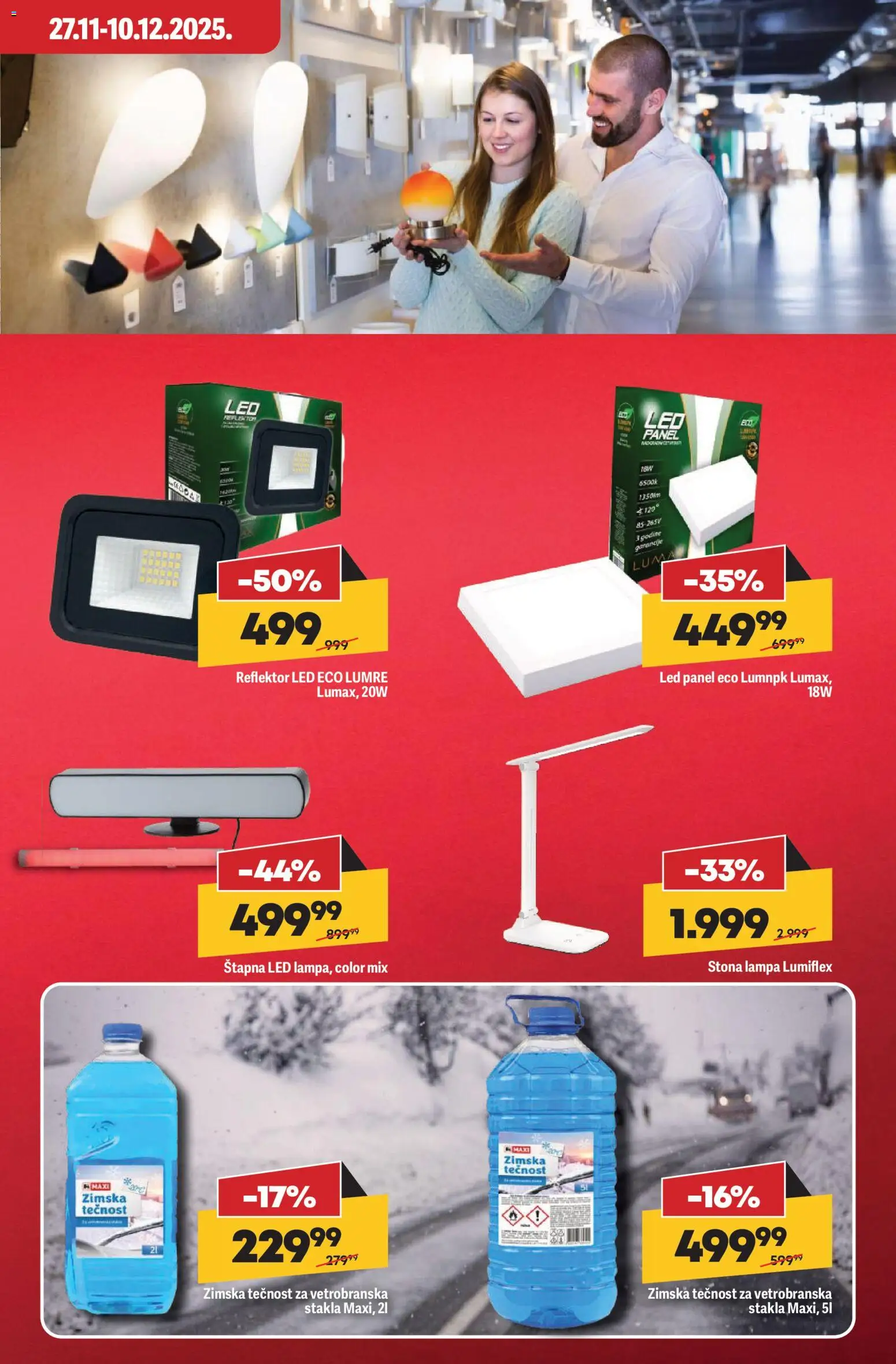 Mega Maxi katalog - važi od 27.11.2025 | Strana: 5 | Proizvode: Lampa, Reflektor