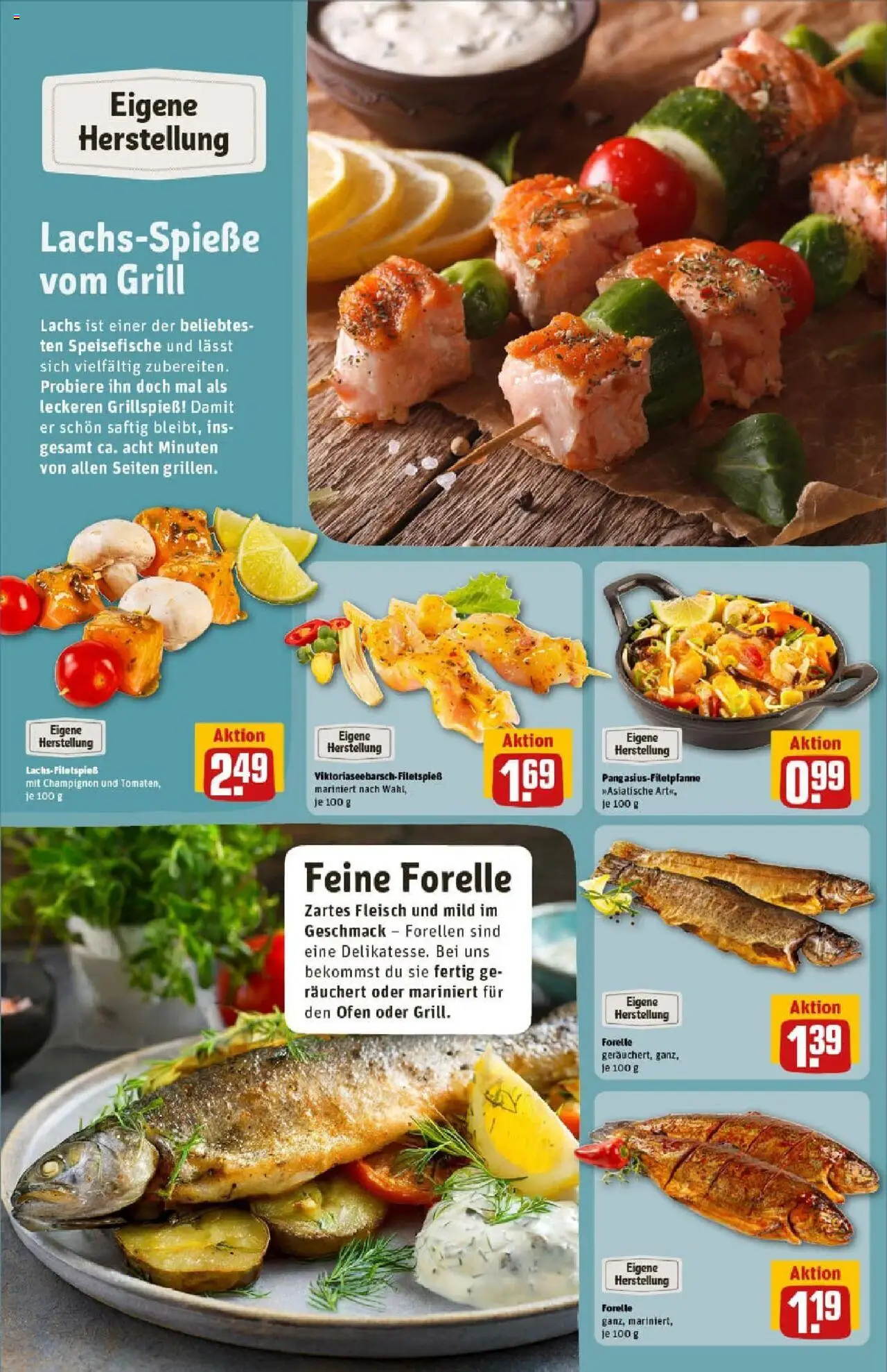 Rewe prospekt Heppenheim	 - gültig ab dem 13.07.2025 | Seite: 12 | Produkte: Ofen, Grill, Lachs, Fleisch