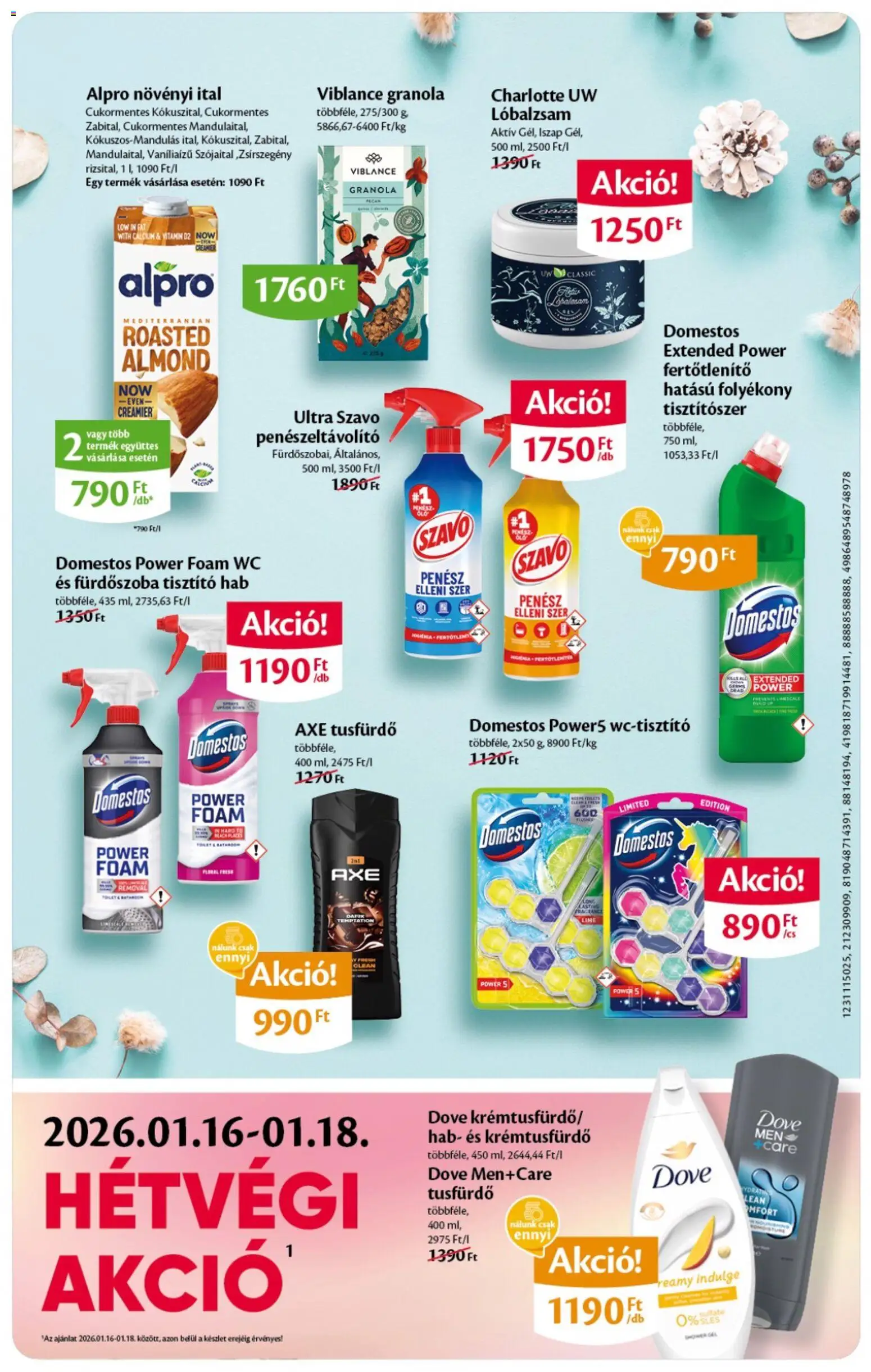 EcoFamily akciós ujság - amely érvényes a következő dátumtól: 15.01.2026 | Oldal: 3 | Termékek: Granola, Tusfürdő, Lóbalzsam, Fürdőszoba