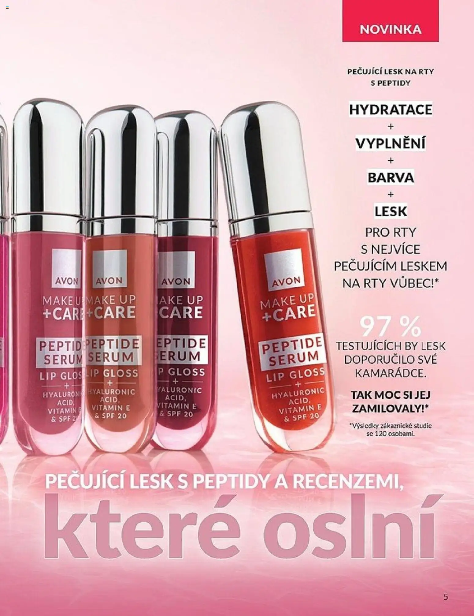 Avon katalog 2/2026 od 01.02.2026 | Strana: 5 | Produkty: Sérum, Lesk na rty