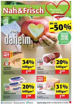 Nah und Frisch Flugblatt ab 15.10.2025 gültig