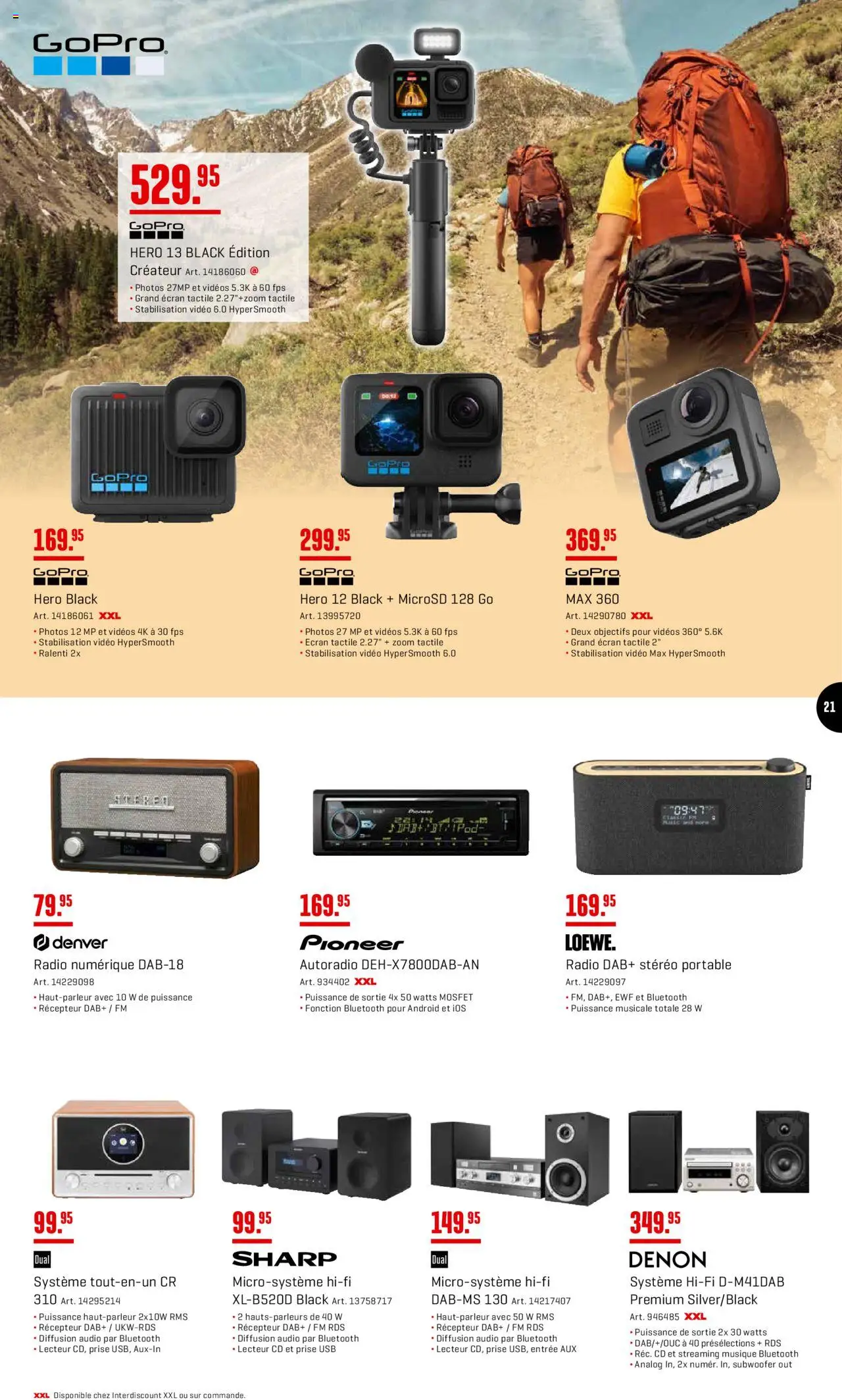 Interdiscount Aktionen FR ab 25.08.2025 | Seite: 21 | Produkte: Audio, Radio, Usb, Hifi