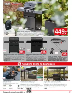 Bauhaus leták platný od 07.04.2026 | Strana: 17 | Produkty: Pergola, Gril, Lamely, Rošt