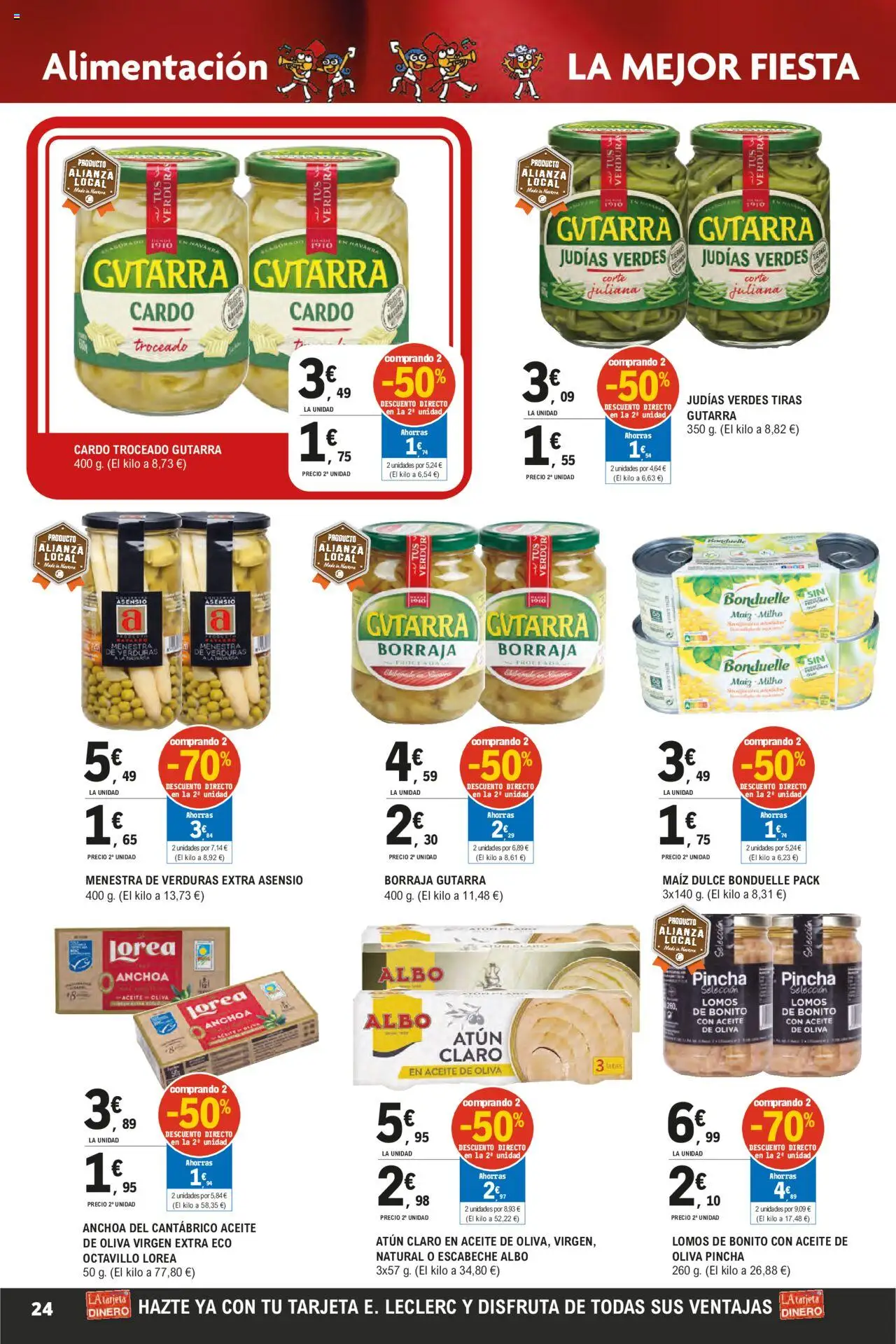 E.Leclerc - Descubre la Calidad y Frescura  │ válido desde el 18.06.2025 | Página: 24 | Productos: Aceite, Aceite de oliva, Aceite de oliva virgen extra, Atún claro