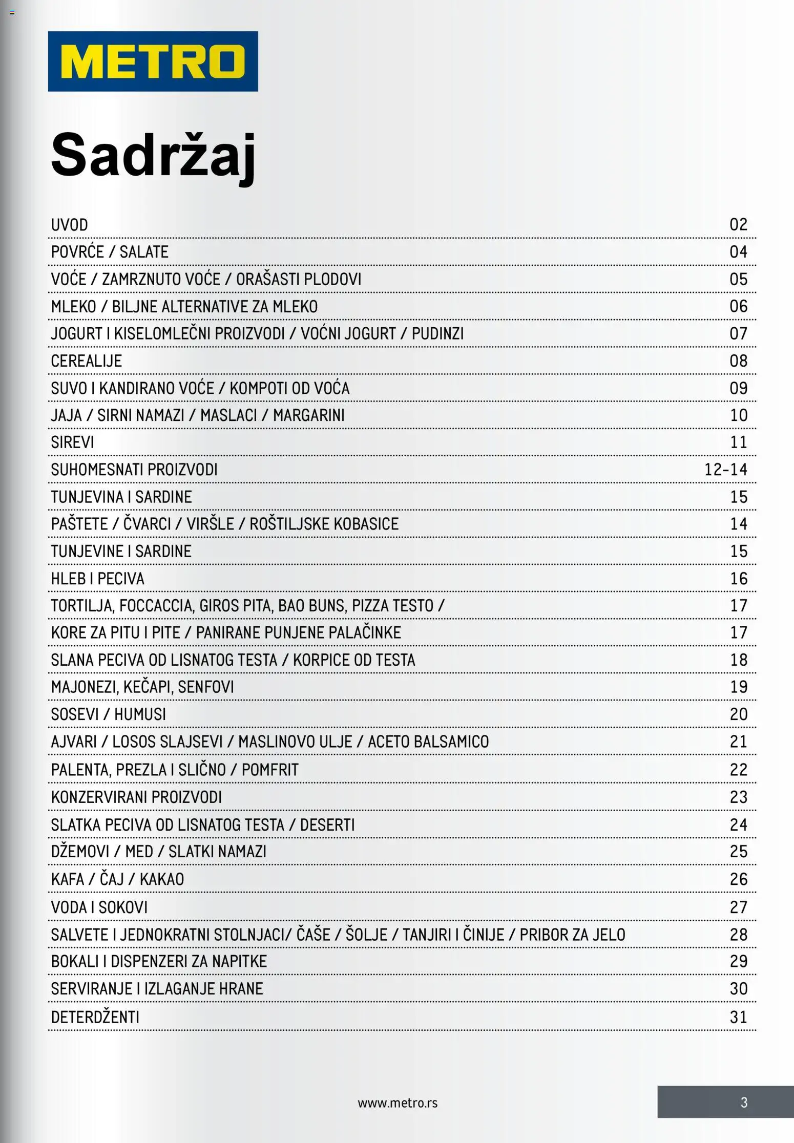 Metro katalog - važi od 28.11.2025 | Strana: 3 | Proizvode: Mleko, Jogurt, Maslinovo ulje, Čaj
