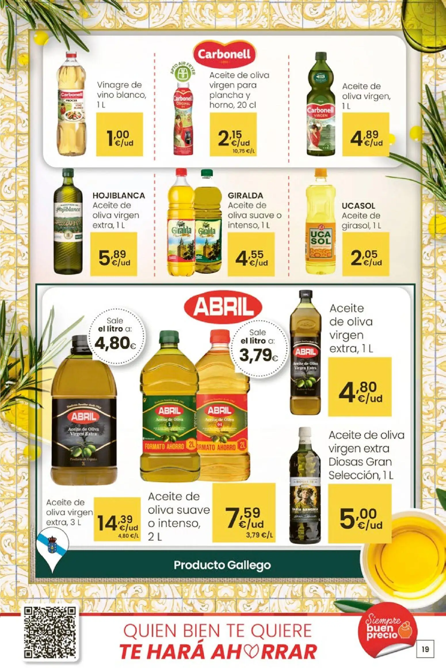 Eroski - Adelántate a la Navidad │ válido desde el 13.11.2025 | Página: 19 | Productos: Aceite, Aceite de oliva, Aceite de oliva virgen extra, Δεξαμενή