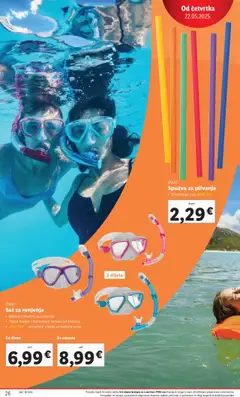 Lidl katalog | vrijedi od 19.05.2025 | Stranica: 26 | Proizvodi: Spužva za plivanje, Spužva, Maska