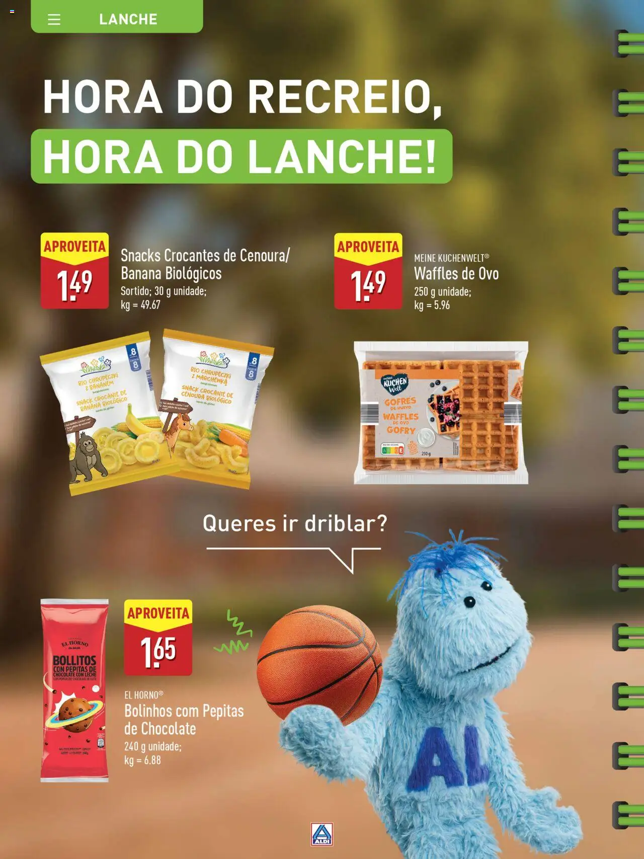Aldi Especial Regresso às Aulas │ válido de 12.09.2025 | Página: 10 | Produtos: Banana, Chocolate, Cenoura