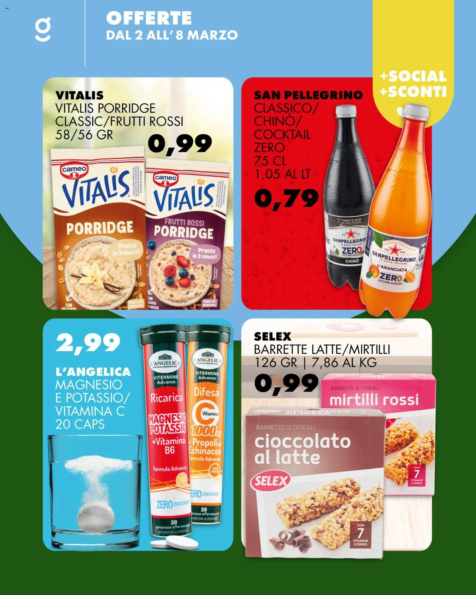 Volantino GECOP del 02.03.2026 | Pagina: 8 | Prodotti: Cioccolato, Latte, Mirtilli, Bibite