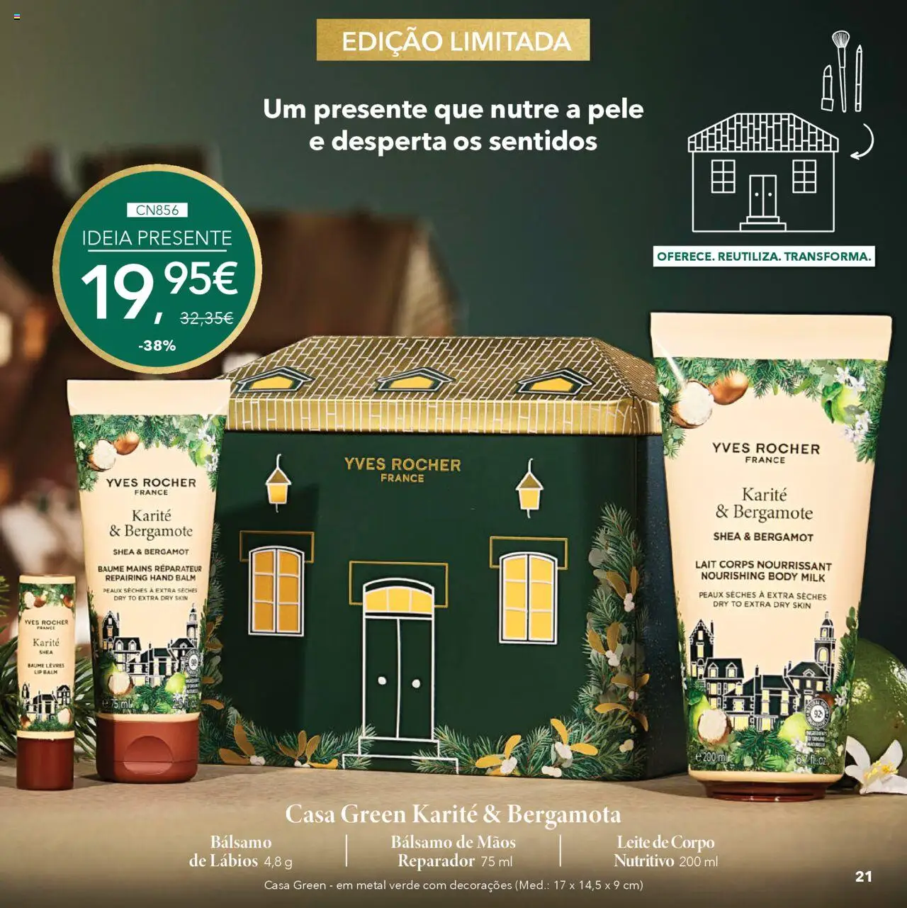 Yves Rocher Natal │ válido de 17.10.2025 | Página: 21 | Produtos: Leite