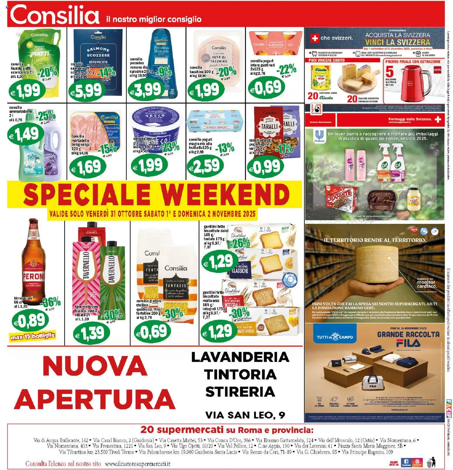 Volantino Il Castoro del 29.10.2025 | Pagina: 20 | Prodotti: Monitor, Mortadella, Fanta, Fette biscottate